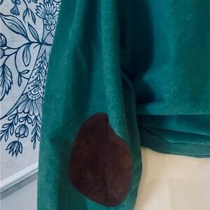 Jcrew flannel w suede elbow patches